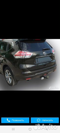 Фаркоп и электрика на nissan X-trail T32