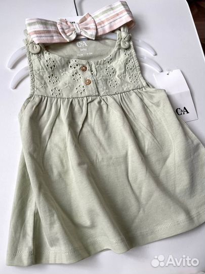 Летний комплект для девочки 80,86 ca
