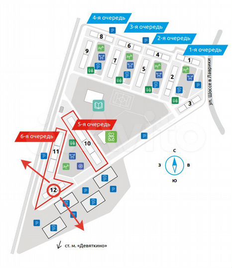 2-к. квартира, 60 м², 16/18 эт.