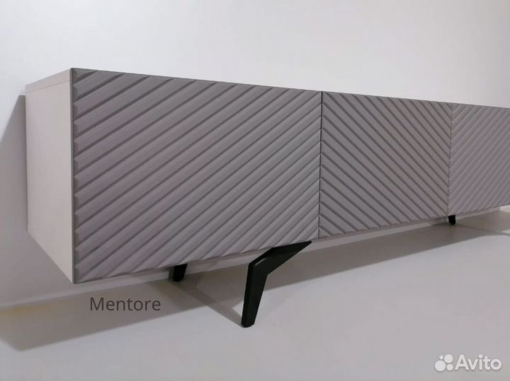 Тумба тв Bravo в цвете графит (конструктор)