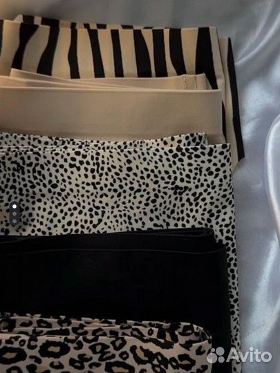 Бесшовные трусы леопард