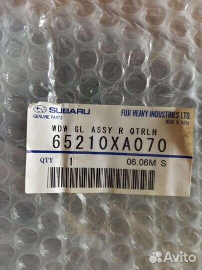 Форточка задняя левая Subaru Tribeca