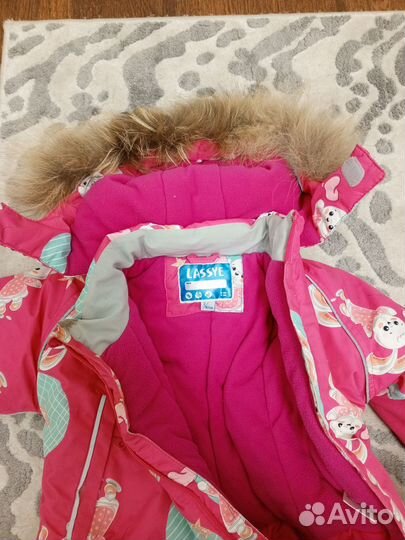 Зимний комбинезон для девочки lassie 92