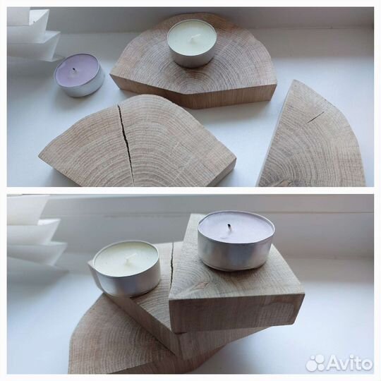 Подставки из дуба и других пород