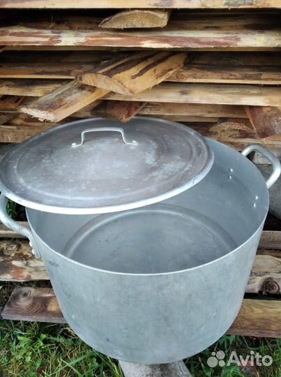 Кастрюля алюминиевая 35 литров