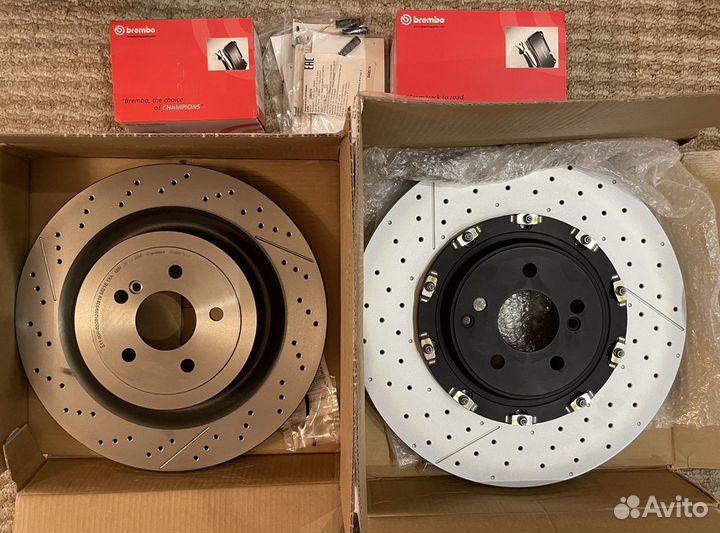 Диски тормозные Mercedes E63 AMG Brembo Новые 360