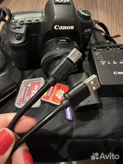 Canon 5d mark ii+объектив 50mm 1.8