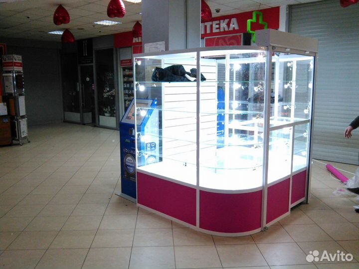 Островные и пристенные павильоны на заказ