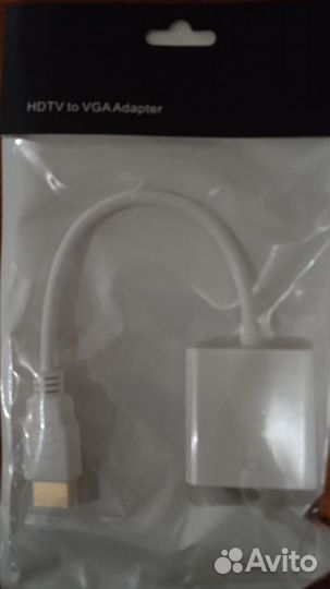 Hdmi vga Переходник белый