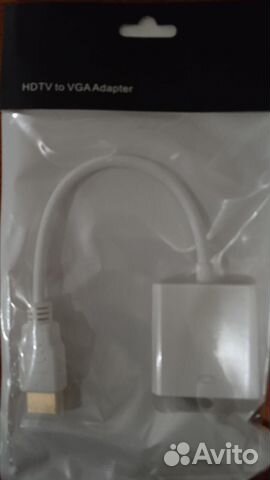 Hdmi vga Переходник белый