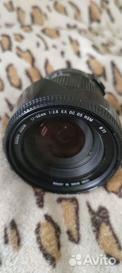 Объектив sigma 17-50 2.8 EX DC OS for nikon