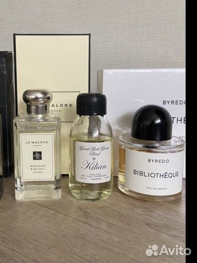 Kilian, Byredo, Jo Malone