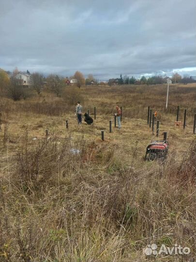 Винтовые сваи под ключ установка