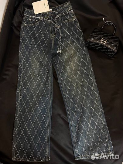 Джинсы шанель