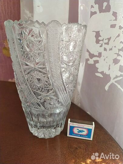 Винтаж Ваза хрусталь СССР