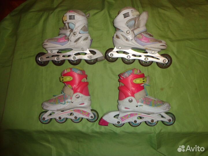 Роликовые раздвижные коньки