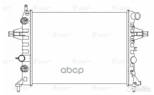 Радиатор охл. для а/м Opel Astra G (98) /Zafira