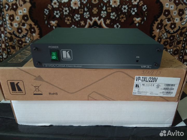 Kramer VP-3xl усилитель-распределитель 1:3
