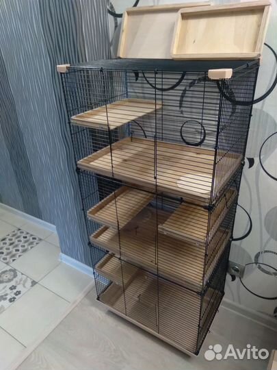 Транспортировка Переноска Клетка 58 х 40 х 126 см