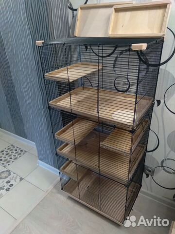 Транспортировка Переноска Клетка 58 х 40 х 126 см