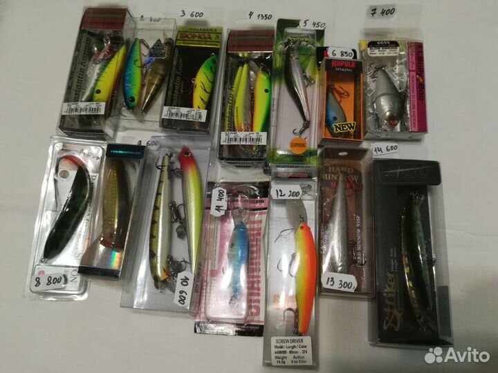 Воблеры и блистеры оригиналы Япония