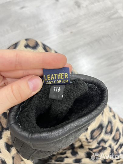 Перчатки зимние мужские кожаные