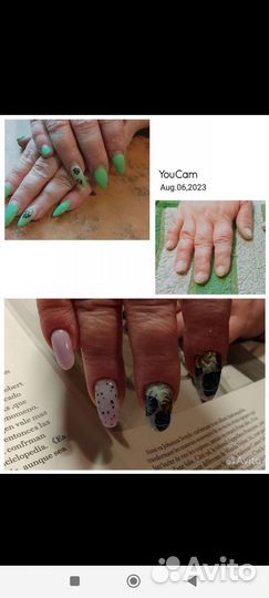 Наращивание ногтей с выездом на дом