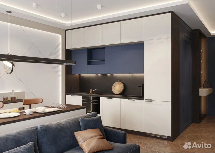 Кухня под потолок в кредит