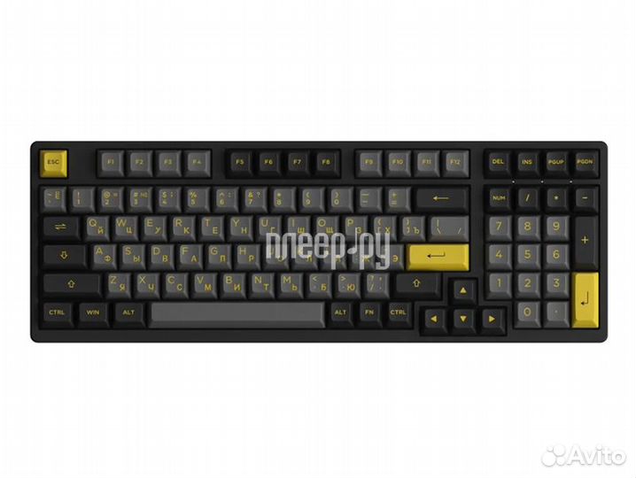 Akko 3098B RGB Cream Yellow Switch Black-Gold