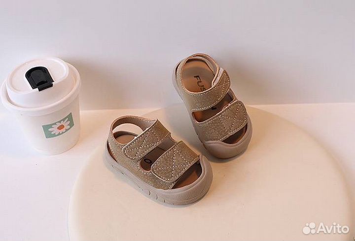 Сандали 21,24,25 беж и коричневый