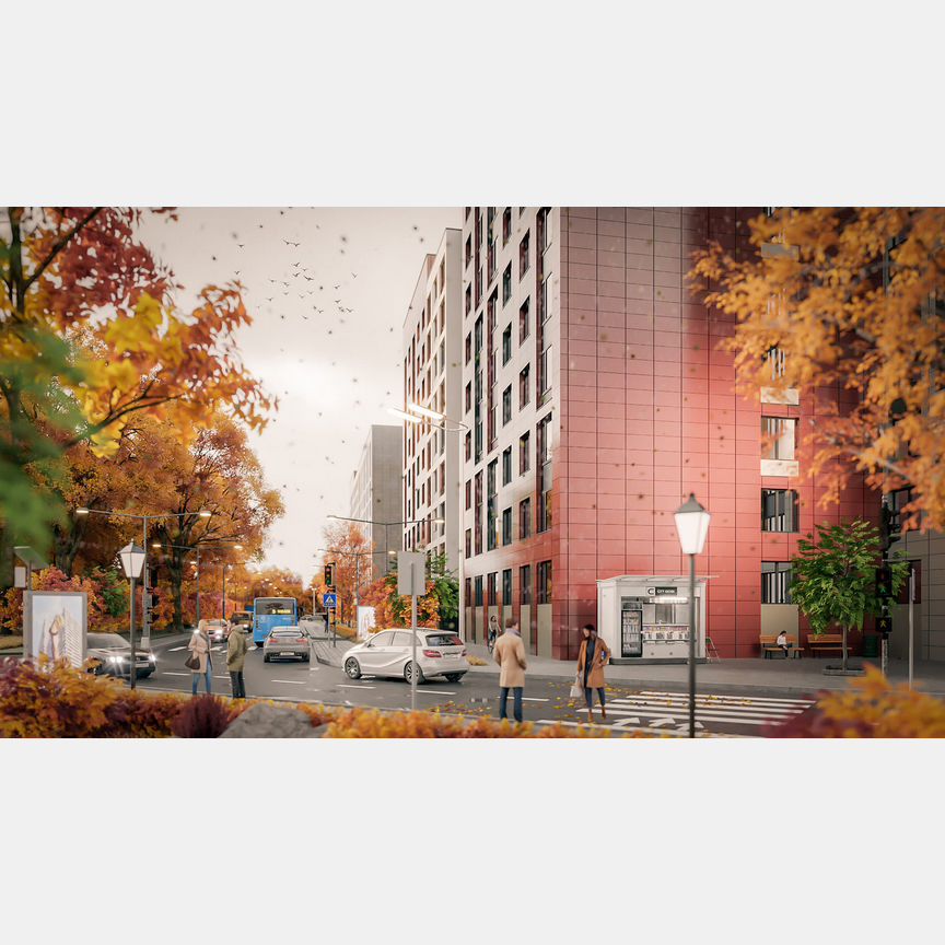 2-к. квартира, 53,1 м², 5/9 эт.