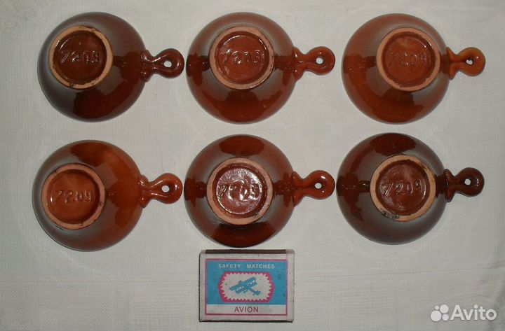 Керамический Кофейный набор 6 шт.,СССР