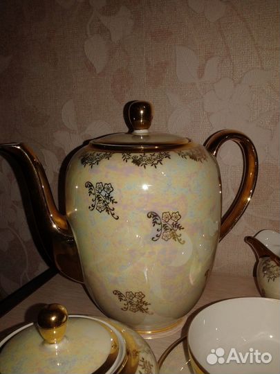 Винтажный чайный сервиз ГДР Lettin