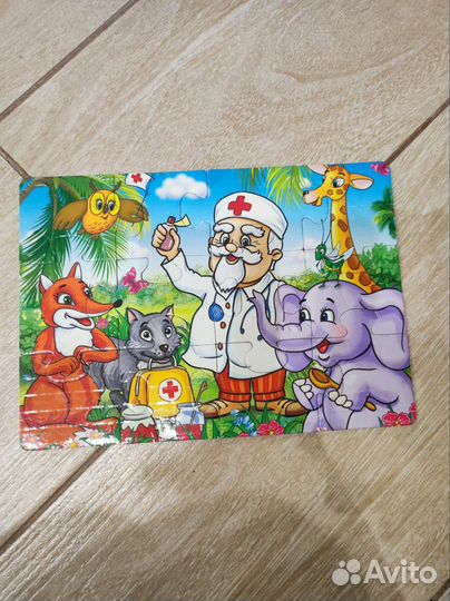 Набор из 7 паззлов до 24 деталей