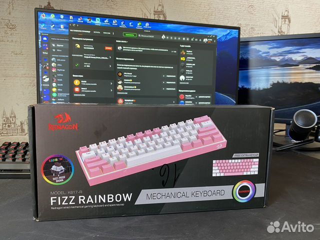 Клавиатура Redragon Fizz k617 (60) объявление продам
