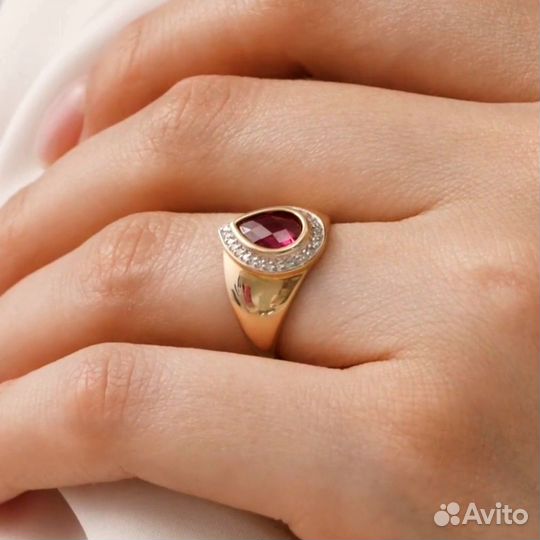 Кольцо новое р.16