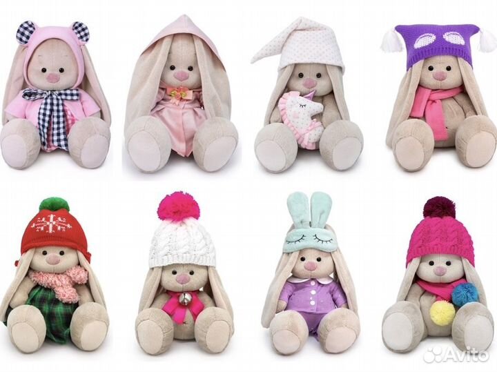 Зайка Ми средняя 23см игрушка Будибаса Budibasa