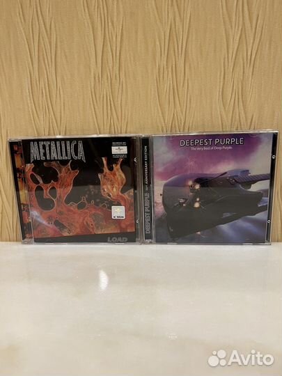 Metallica и Deep Purple альбомы песен CD