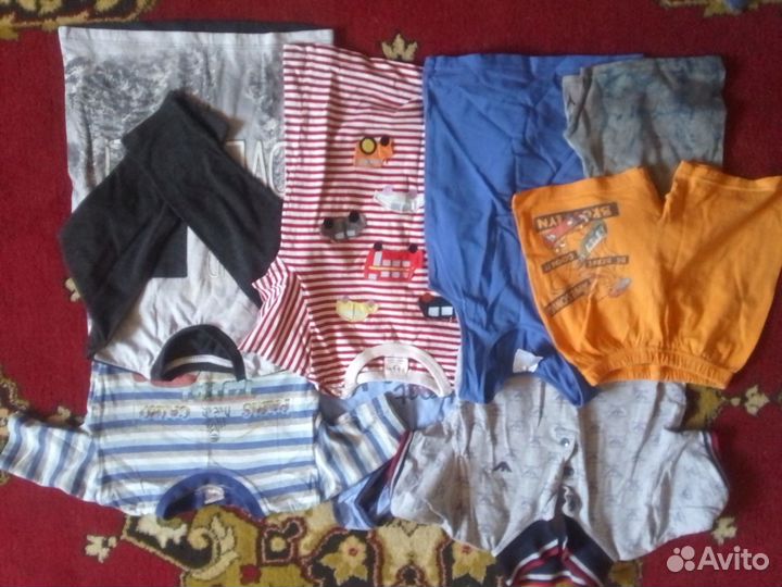 Огромный пакет одежды на мальчика 5-7 лет