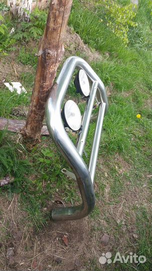 Кенгурятник с противотуманками