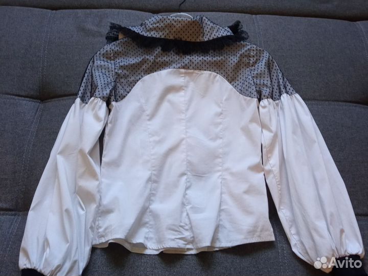 Блузка рубашка для девочки 152