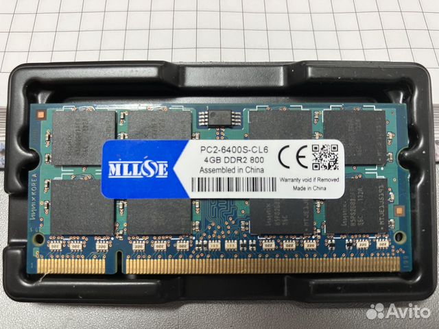 Оперативная память ddr2 для ноутбука 4гб SO-dimm