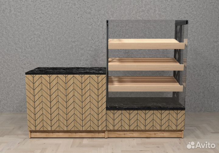 Витрина для пекарни