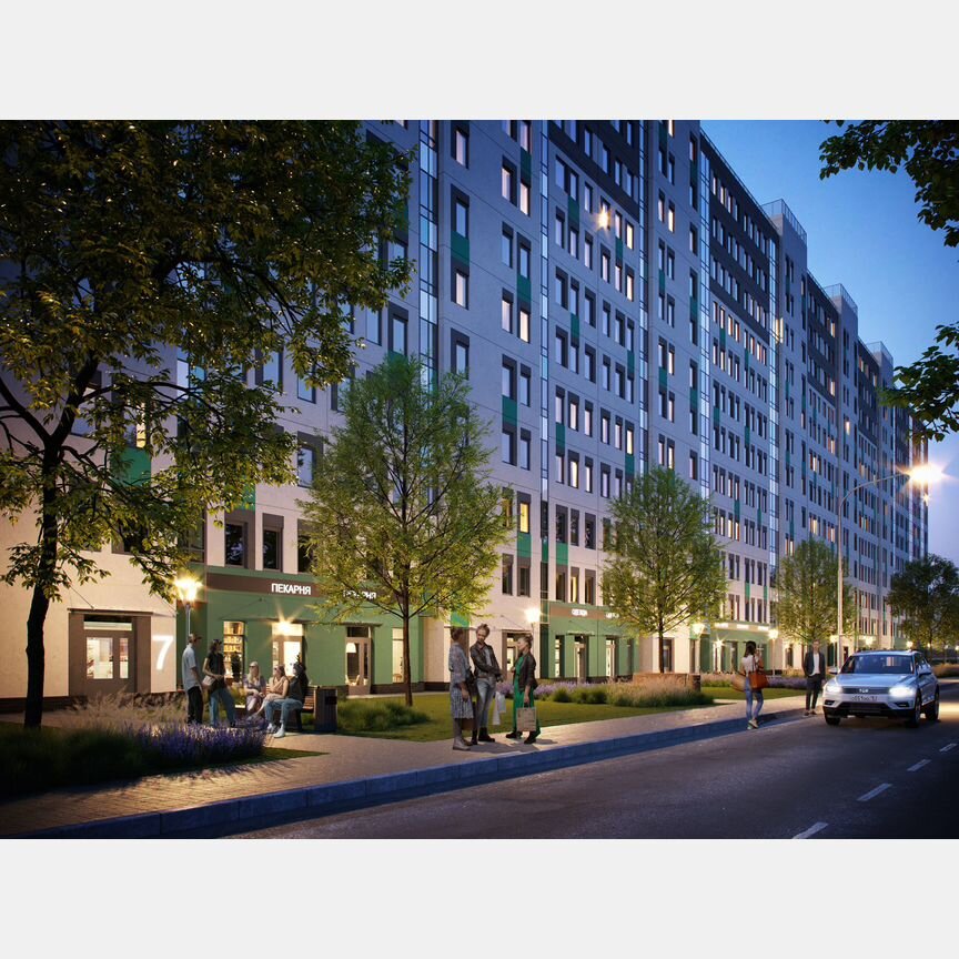 2-к. квартира, 41 м², 6/12 эт.