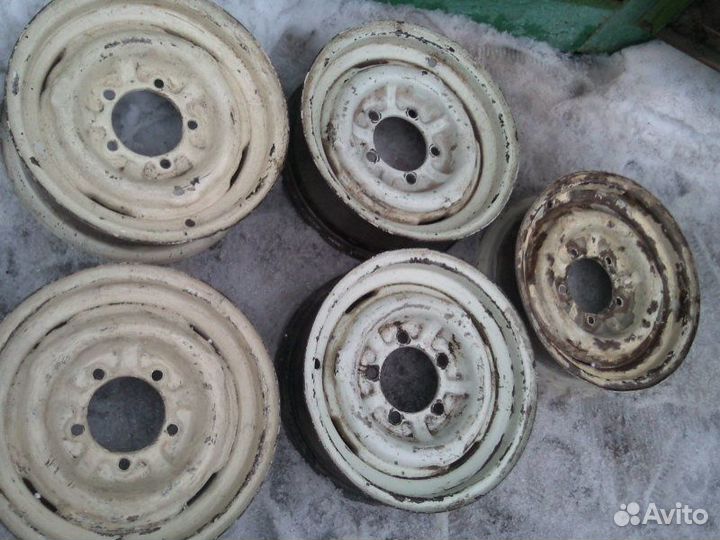 Диски R15 на Газ-21 Волга 4шт, раритет 5*139,7