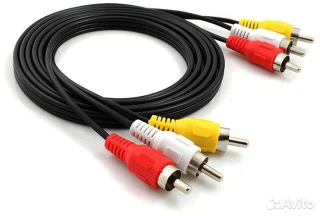 Новый кабель 3 RCA (M) - 3 RCA (M) 1,2 м