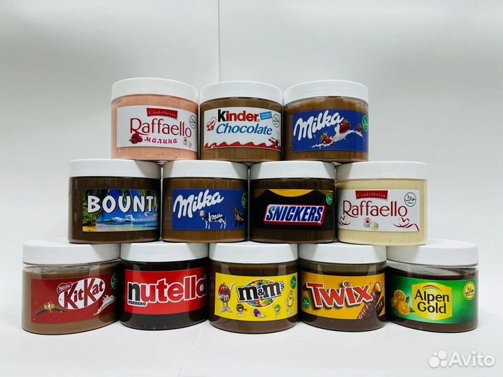 Шоколадная паста оптом от тонны