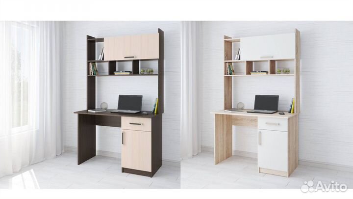 Компьютерный стол с надстройкой Птг