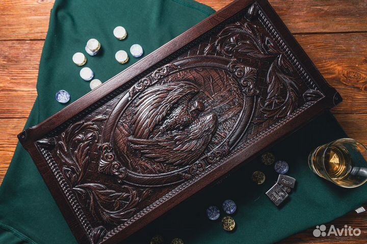 Нарды ручной работы резные