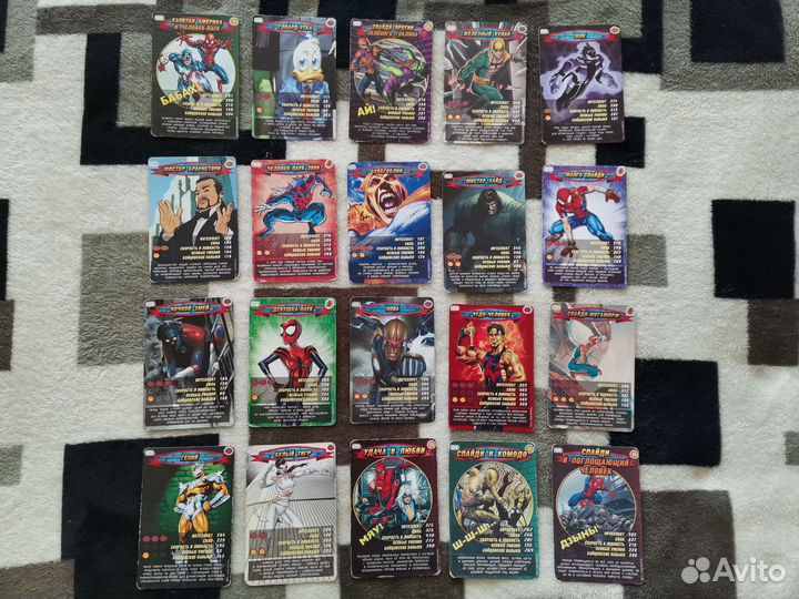 Карточки Человек-Паук (1-2 серий)